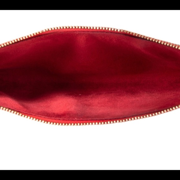 Authentic Louis Vuitton Red Epi Pouchette - Picture 11 of 11